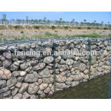 gabion cage river bank protection/ Flood control stone nets